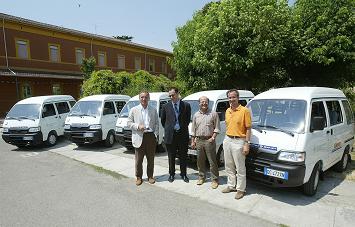 pulmini elettrici acquistati dall'AUSL di Imola